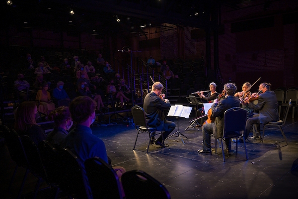 Looking East Worcester Chamber Music Society concert at the JMAC Brick Box Theatre